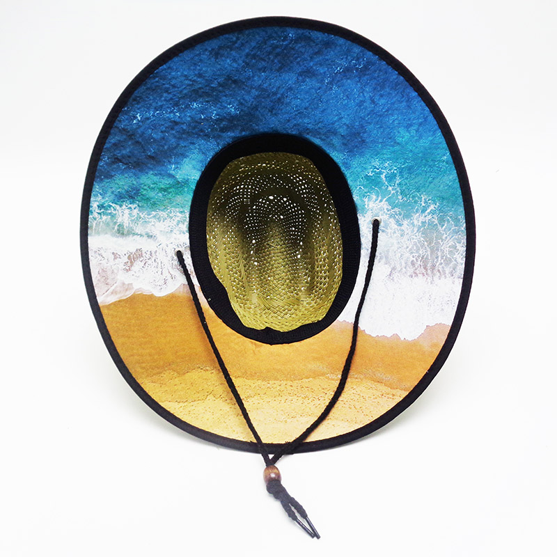 Sombrero de paja de playa