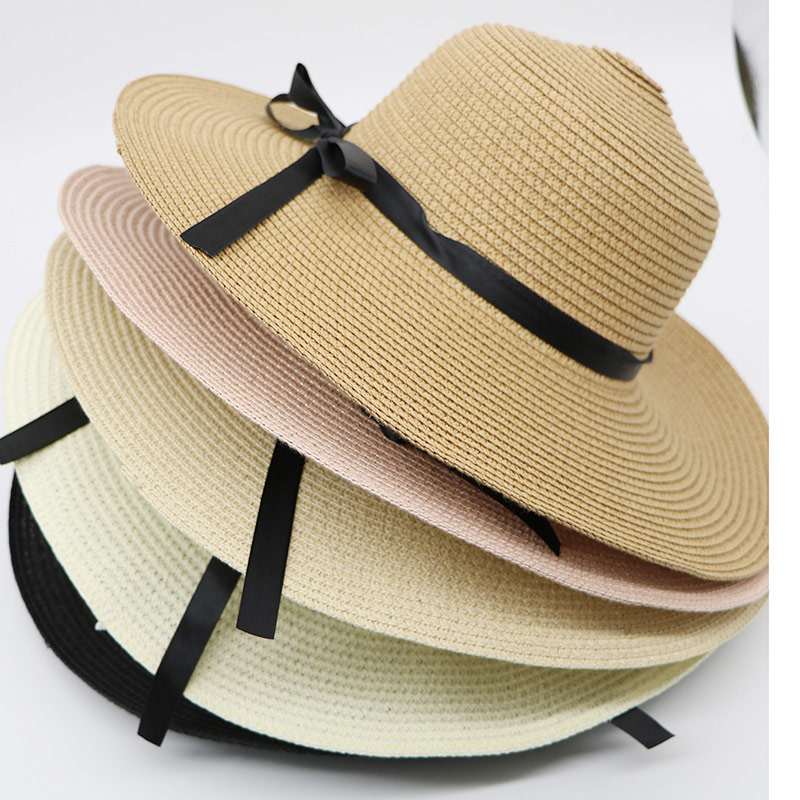 Sombrero de paja flojo de la promoción barata para las mujeres