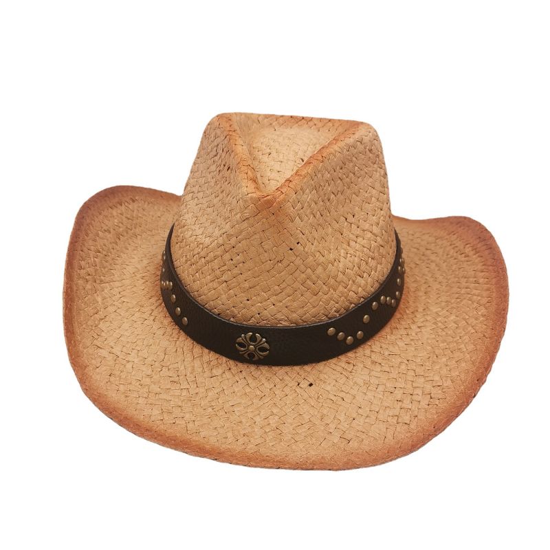 Fabricante personalizado de sombreros de paja de vaquero