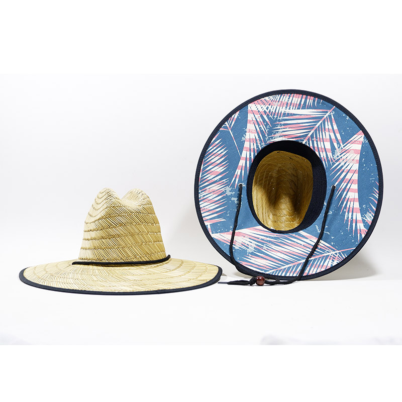 Sombrero de paja con logotipo personalizado