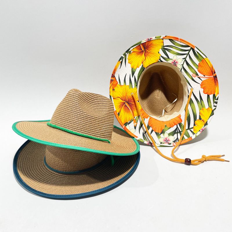 Fabricantes de sombreros de paja de papel personalizados.