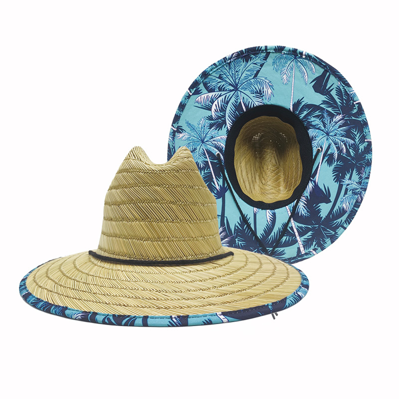 Sombrero de paja salvavidas de Hawaii