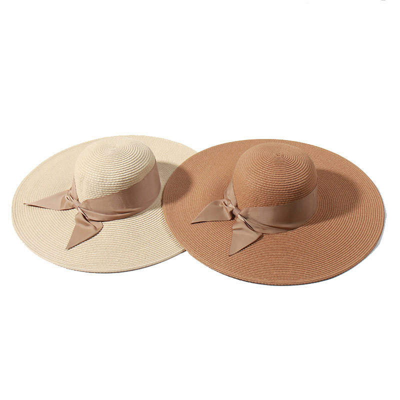 Sombrero Floppy de Paja con Lazo Lady Elagent