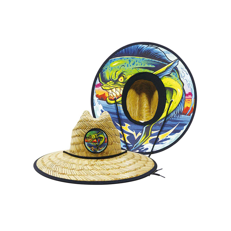 Sombrero de paja de pesca para hombre