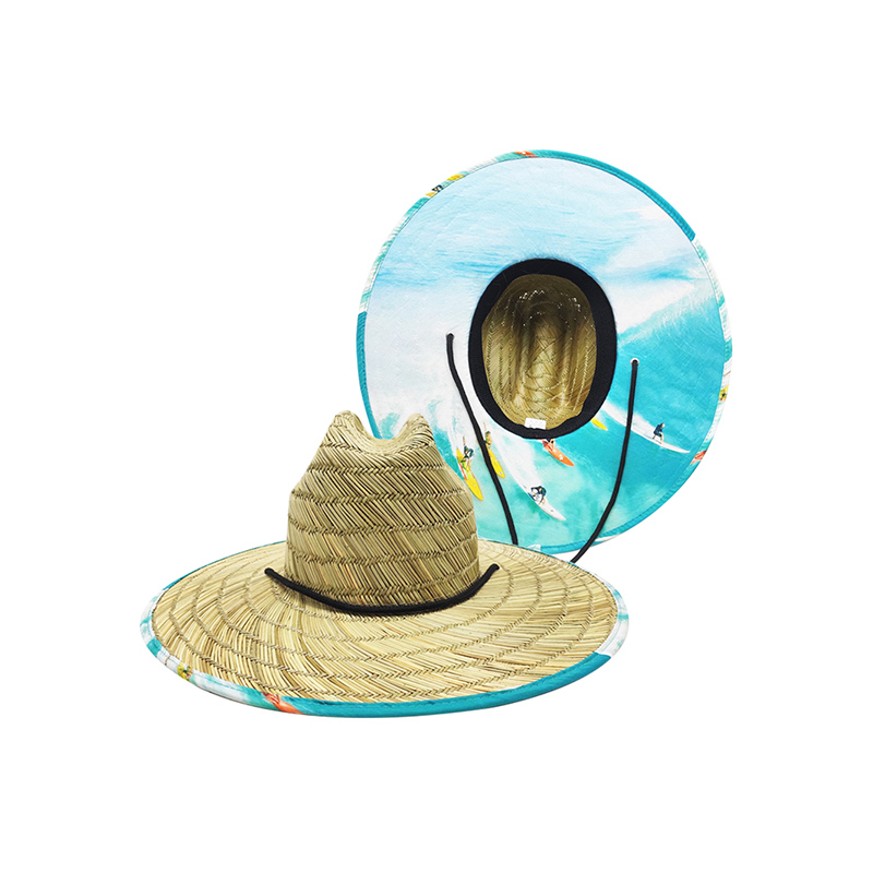 Sombrero de paja de surf para hombre