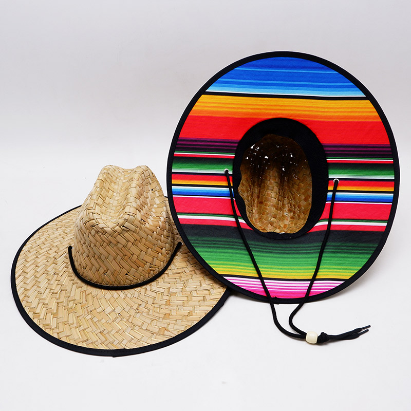 Sombrero de Paja Mexicano Raya