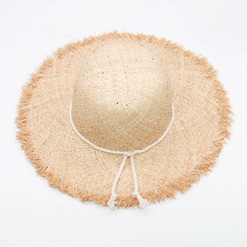 Sombrero Floppy de Rafia Color Natural para Mujer