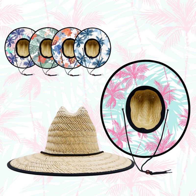Sombreros de paja de palmera