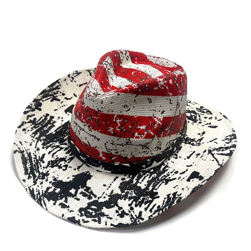 Sombreros de vaquero americanos patrióticos