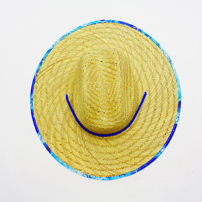 Sombrero de paja de ola de mar