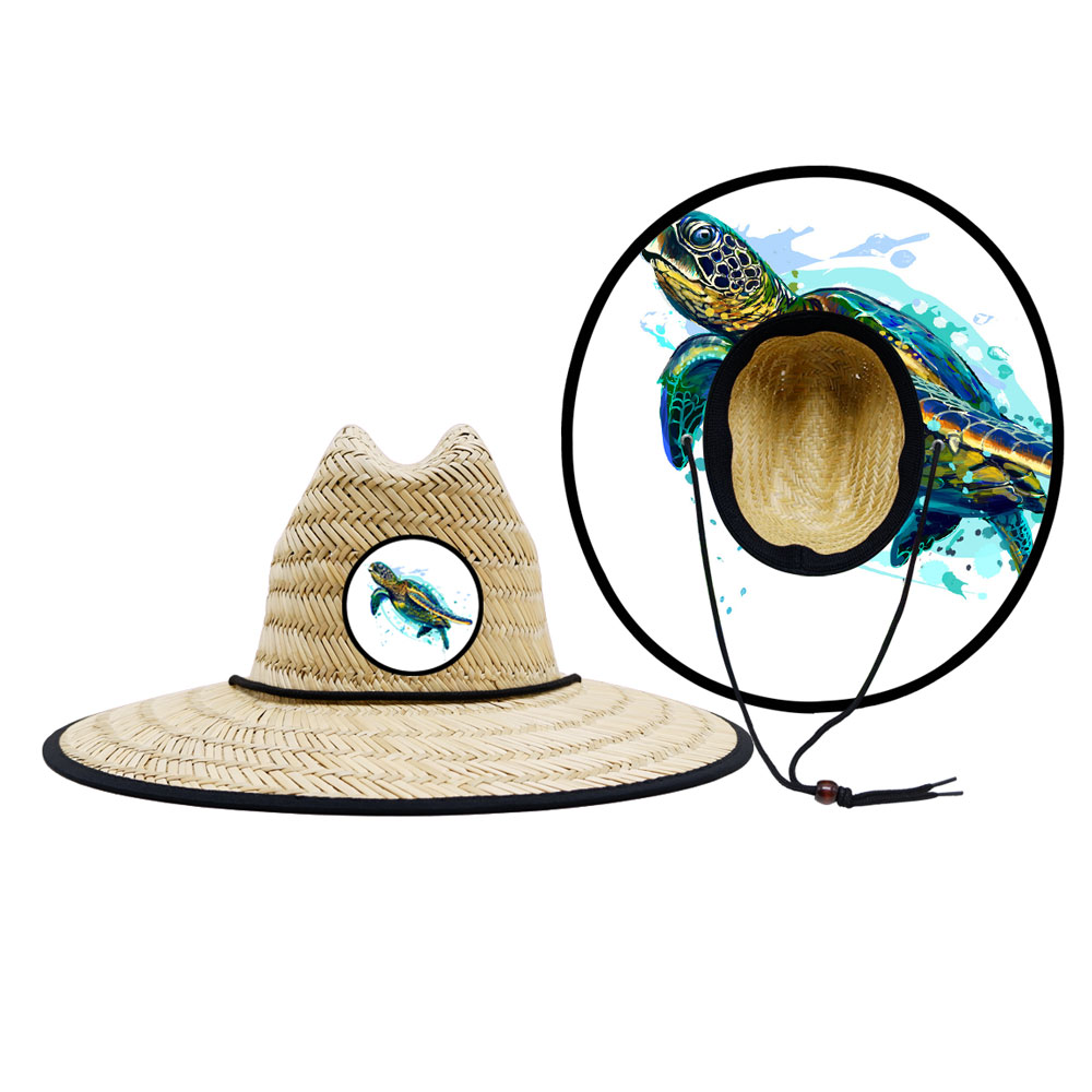 Sombrero de Paja Salvavidas Tortuga